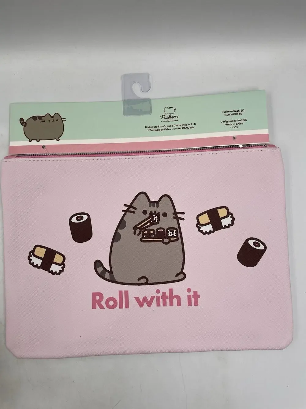 Pusheen “Roll With It” Pencil/Makeup Pouch